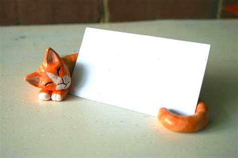 Cat Business Card Holders .